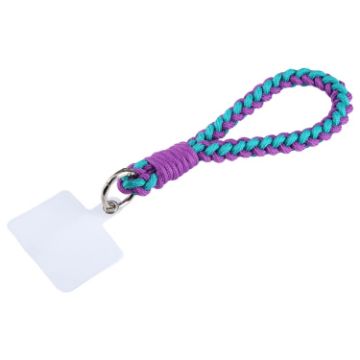 Picture of Universal Phone Four Strand Short Lanyard (Purple Blue)