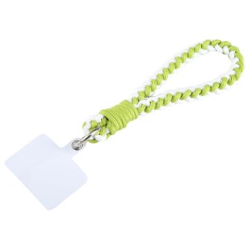 Picture of Universal Phone Four Strand Short Lanyard (Green White)