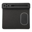10W Wireless Charging Mouse Pad with Phone Holder (Black) - 1
