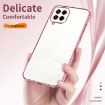 Samsung Galaxy M53 5G Blue Transparent Plating Phone Case - 5