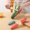 Picture of 5 In 1 Multifunctional Fruit Knife Camping Travel Portable Pocket Knives (Blue)
