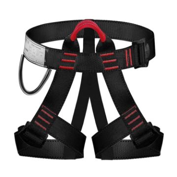 Picture of Outdoor Climbing Waist Protection Anti-fall Escape Safety Belt (Black)