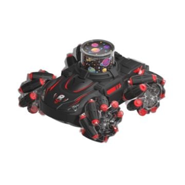 Picture of Q169 2.4G Magic Color Projection Stunt Remote Control Car (Black Red)