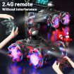Picture of Q169 2.4G Magic Color Projection Stunt Remote Control Car (Black Red)