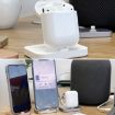 8 Pin Aluminum Desktop Charger for iPhone - Black - 7