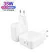 35W PD3.0 USB-C Dual Port Charger for iPhone/iPad - EU Plug - 2