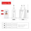 65W USB-C/Type-C+USB Dual Port GaN Charger EU Plug White - 3