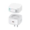 USAMS PD35W Dual Type-C Port GaN Fast Charger, US Plug (White) - 1