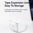 USAMS PD35W Dual Port GaN Fast Charger, UK Plug - White - 5