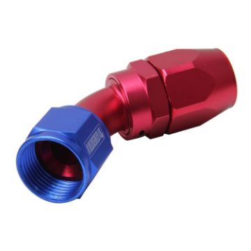 Picture of Pipe Joints 45 Degree Swivel Oil Fuel Fitting Adaptor Oil Cooler Hose Fitting Aluminum Alloy AN12 Fitting Car Auto Accessories
