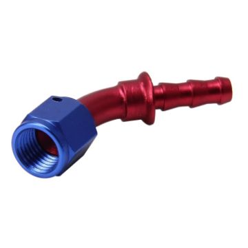 Picture of Pipe Joints 45 Degree Swivel Oil Fuel Fitting Adaptor Oil Cooler Hose Fitting Aluminum Alloy AN4 Fitting Car Auto Accessories
