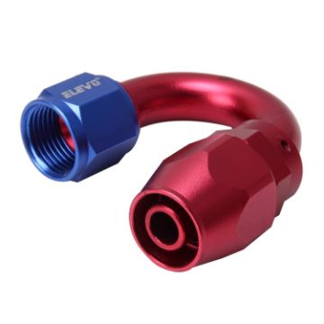 Picture of Pipe Joints 180 Degree Swivel Oil Fuel Fitting Adaptor Oil Cooler Hose Fitting Aluminum Alloy AN8 Curved Fitting Car Auto Accessories