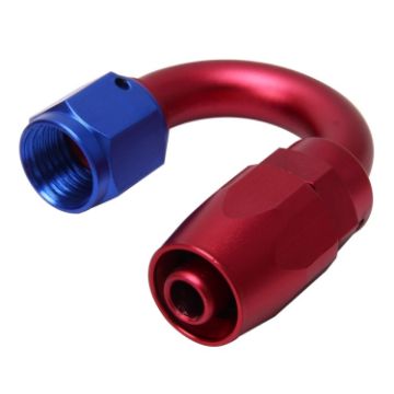 Picture of Pipe Joints 180 Degree Swivel Oil Fuel Fitting Adaptor Oil Cooler Hose Fitting Aluminum Alloy AN6 Curved Fitting Car Auto Accessories