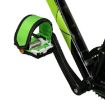 Green Bicycle Pedals Bands Set with Anti-Slip Straps - 2 PCS - 4