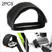 2 PCS Bicycle Pedals Bands Set with Anti-slip Straps - Black - 1