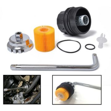 Picture of A1351 Oil Filter + Filter Cover for Toyota Lexus Scion