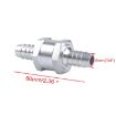 6mm Aluminium Alloy Fuel Petrol One Way Non Return Check Valve - 2