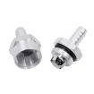 6mm Aluminium Alloy Fuel Petrol One Way Non Return Check Valve - 3