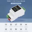 Picture of Waveshare Din Rail RS485 to RJ45 Serial Server with POE Function