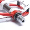MPEDA Mountain Bike Bearing Pedal - White Red - 3