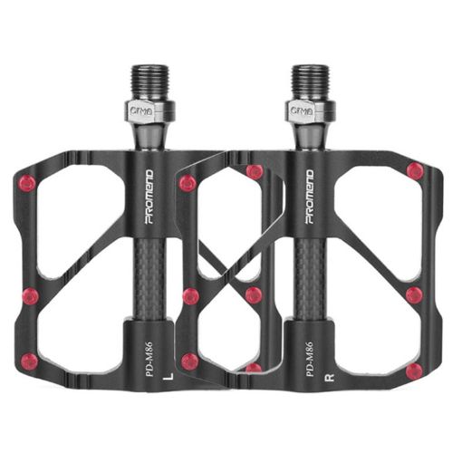 PROMEND Carbon Fiber Bearing Pedal - Black (1 Pair) - 1