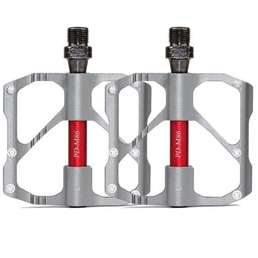 PROMEND Mountain Bike Aluminum Pedals - 1 Pair (PD-M86 Titanium) - 1