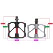 PROMEND Mountain Bike Aluminum Pedals - 1 Pair (PD-M86 Titanium) - 3