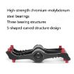 PROMEND Mountain Bike Aluminum Pedals - 1 Pair (PD-M86 Titanium) - 4