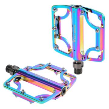 Picture of 1 Pair WEST BIKING YP0802081 Mountain Road Bike Colorful Pedals (Colorful)