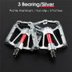 Picture of 1pair WEST BIKING YP0802083 Mountain Bike Aluminum Alloy Pedal Lightweight Bearing Foot Pedal (Silver)