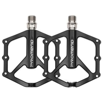 Picture of 1 Pair PROMEND PD-M46 Bicycle Pedal Aluminum Alloy CNC Bearing Palin Pedal (Black)