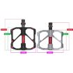 PROMEND Carbon Fiber Bearing Pedal - 1 Pair - Black - 3