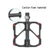 PROMEND Carbon Fiber Bearing Pedal (Red) - 1 Pair - 4