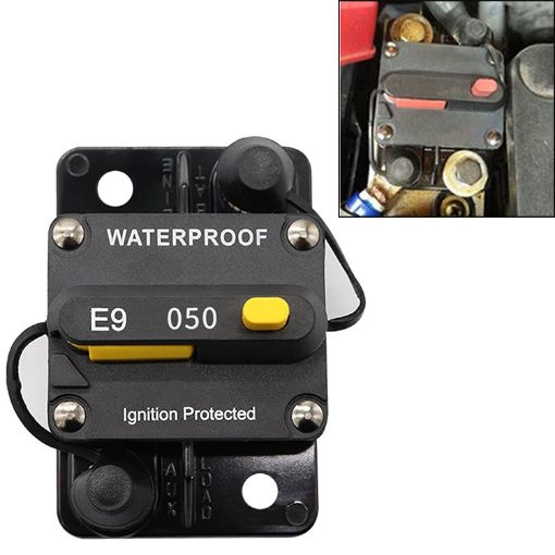 Off-road Vehicle 50A Manual Circuit Breaker - Overcurrent Protector - 1