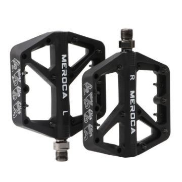 MEROCA Mountain Bike Nylon Pedal - Black - 1