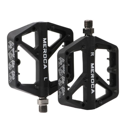 MEROCA Mountain Bike Nylon Pedal - Black - 1