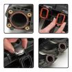 Picture of 4x33mm Car Swirl Flap Air Intake Aluminum Gasket Remove Repair Kit (Silver)
