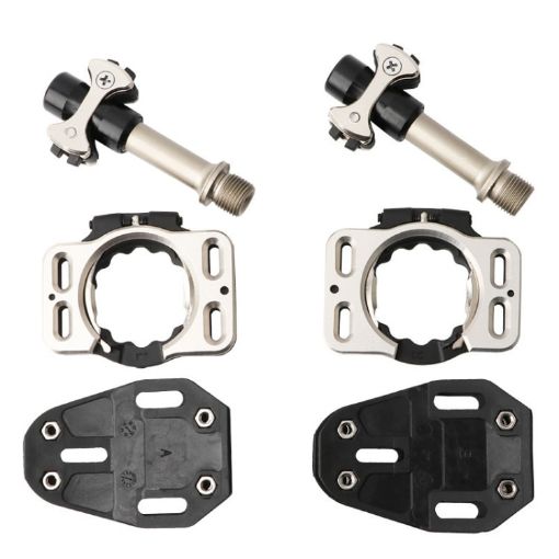 MEROCA Road Lock Shoes Card Three Pardin Bicycle Lollipops Self-Locking Pedal - 1