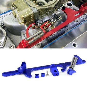 Picture of Car Modification Accessories Aluminum Alloy 4500 Series Cable Base Throttle Bracket Throttle Valve Cable (Blue)