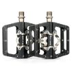 WEST BIKING Aluminum Dual-Purpose Self-Locking Pedals - Black - 1
