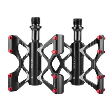 Picture of PROMEND PD-M56 1 Pair Mountain Bicycle Aluminum Alloy 3-Bearings Pedals (Black)