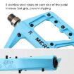 MEROCA Mountain Bike Nylon Pedal - Red - 5