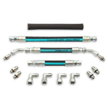Picture of High Pressure Oil Pump (HPOP) Hoses Lines Fittings Set for 1999-2003 Ford Powerstroke Turbo 7.3L