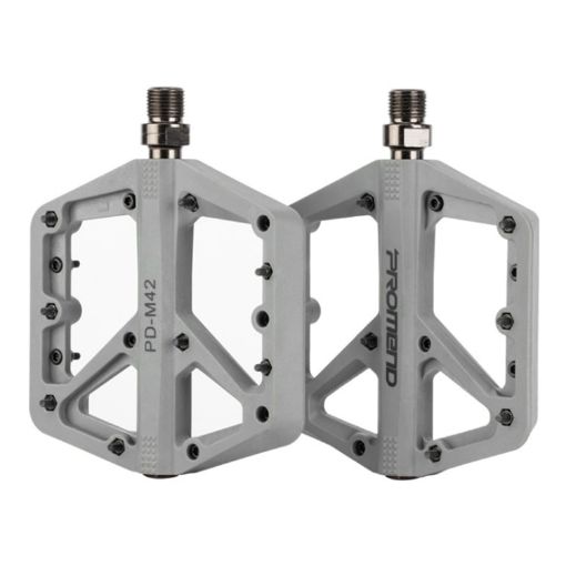 Picture of PROMEND PD-M42 1 Pair Mountain Bicycle Nylon High-speed Bearing Pedals (Grey)