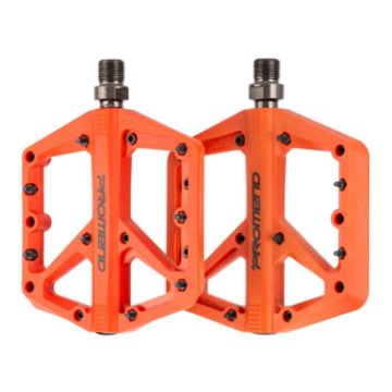 Picture of PROMEND PD-M42 1 Pair Mountain Bicycle Nylon High-speed Bearing Pedals (Orange)