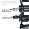 Picture of PROMEND PD-M28 1 Pair Bicycle Aluminum Alloy DU Bearings Pedals