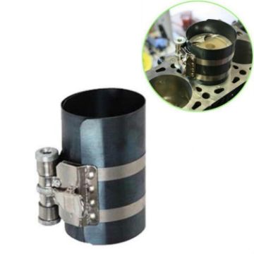 Picture of 2 PCS Piston Ring Compressor Shrinker Piston Ring Installation Tool Engine Repair Tool, Specification: 4 inch