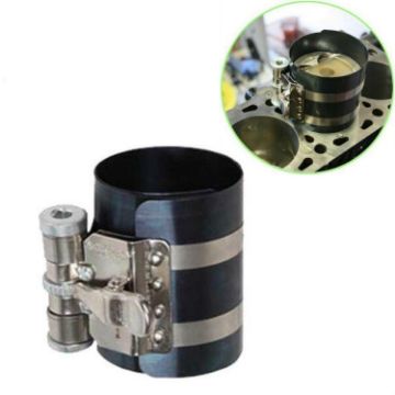 Picture of 2 PCS Piston Ring Compressor Shrinker Piston Ring Installation Tool Engine Repair Tool, Specification: 3 inch