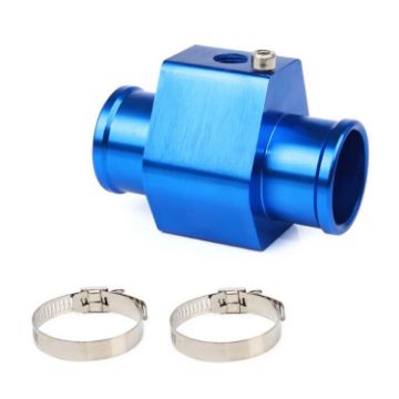 Picture of Car Water Temperature Meter Temperature Gauge Joint Pipe Radiator Sensor Adaptor Clamps, Size:40mm (Blue)