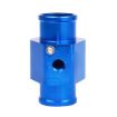 Picture of Car Water Temperature Meter Temperature Gauge Joint Pipe Radiator Sensor Adaptor Clamps, Size:38mm (Blue)